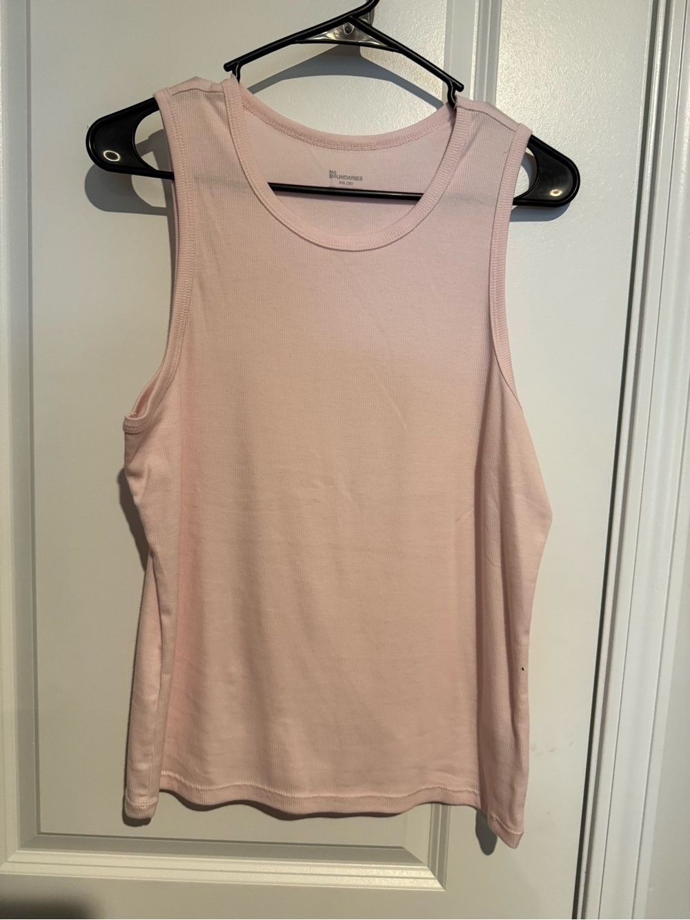 No Boundaries Light Pink Scoop Neck Tank Top